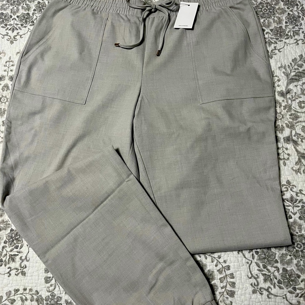 Nine West Tie Waist Jogger